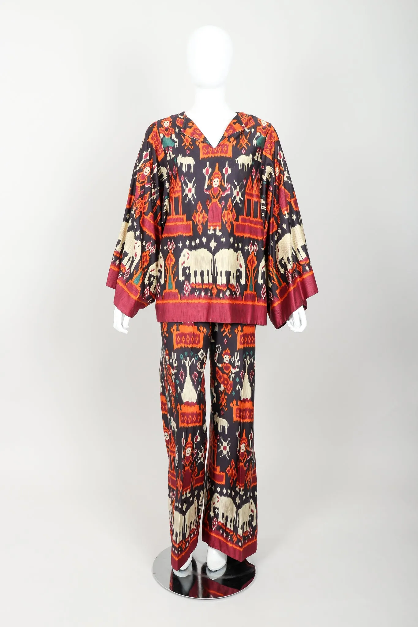 Apsara Print Tunic & Pant Set