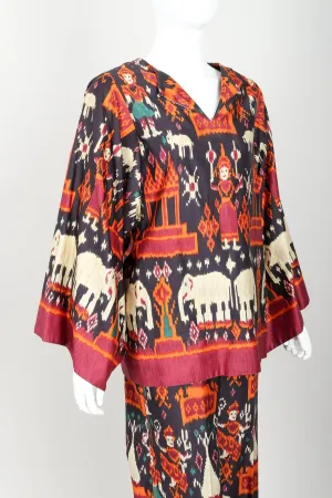 Apsara Print Tunic & Pant Set