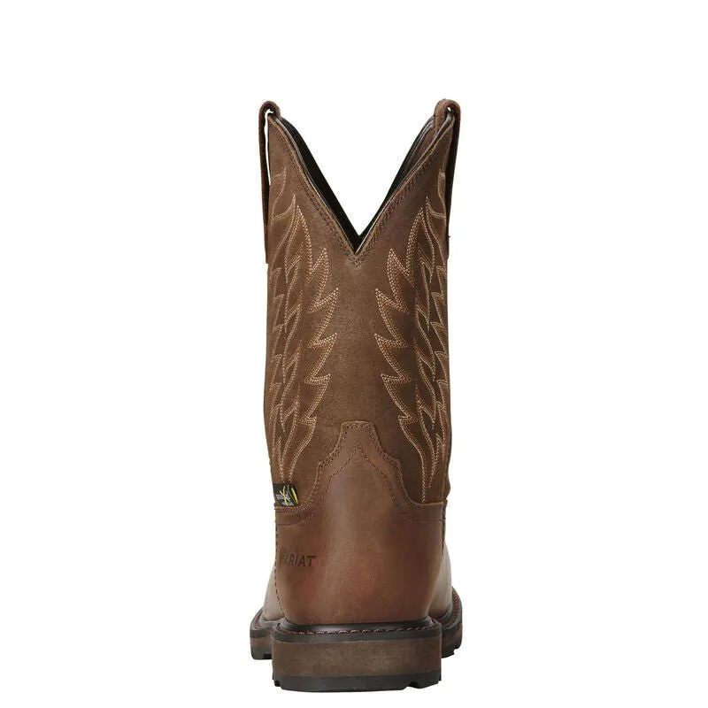 Ariat Men's 10" Groundbreaker Wide Square Met Guard Steel Toe Work Boot