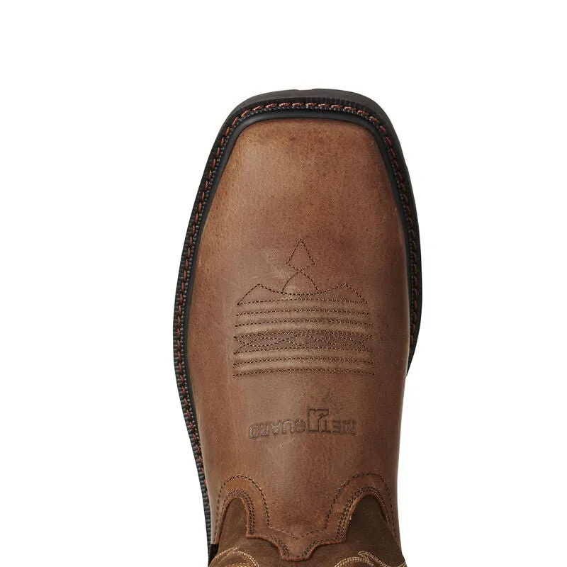 Ariat Men's 10" Groundbreaker Wide Square Met Guard Steel Toe Work Boot