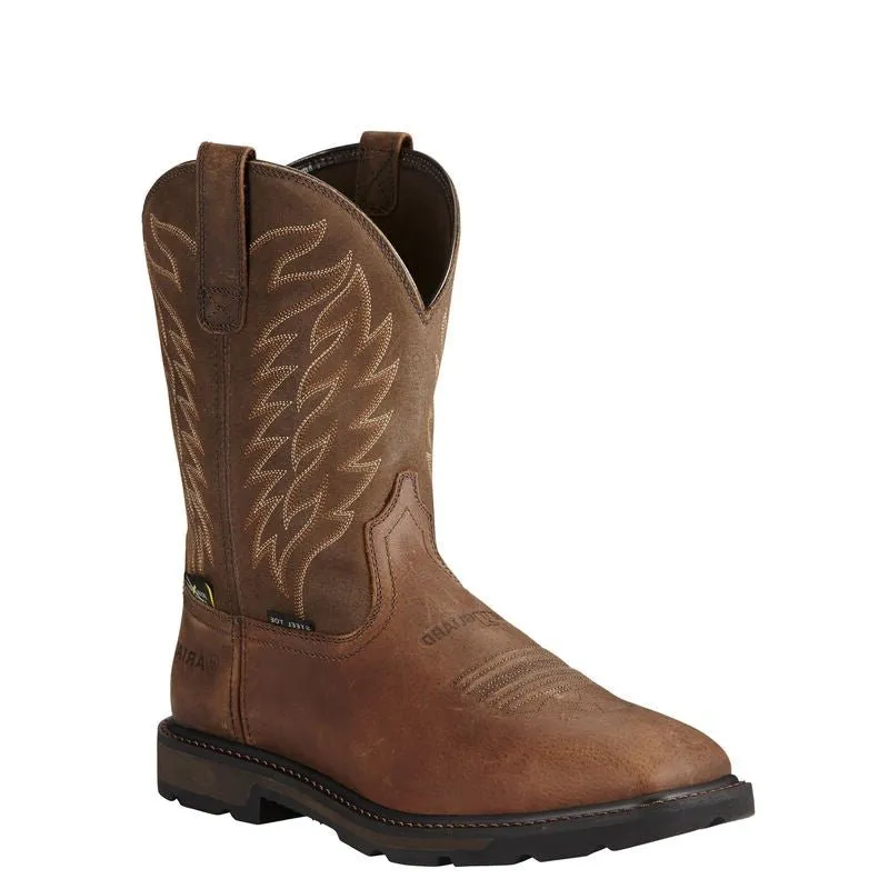 Ariat Men's 10" Groundbreaker Wide Square Met Guard Steel Toe Work Boot