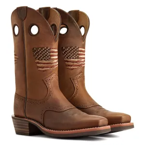 Ariat Men’s Roughstock Patriot Western Boot