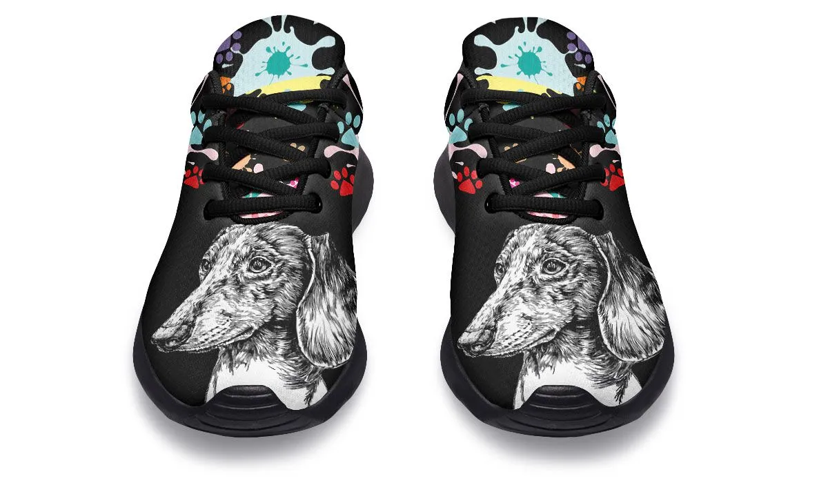 Artsy Dachshund Sneakers