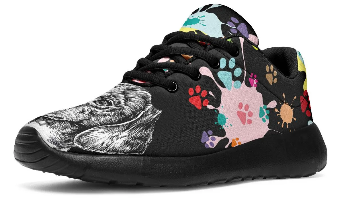 Artsy Dachshund Sneakers