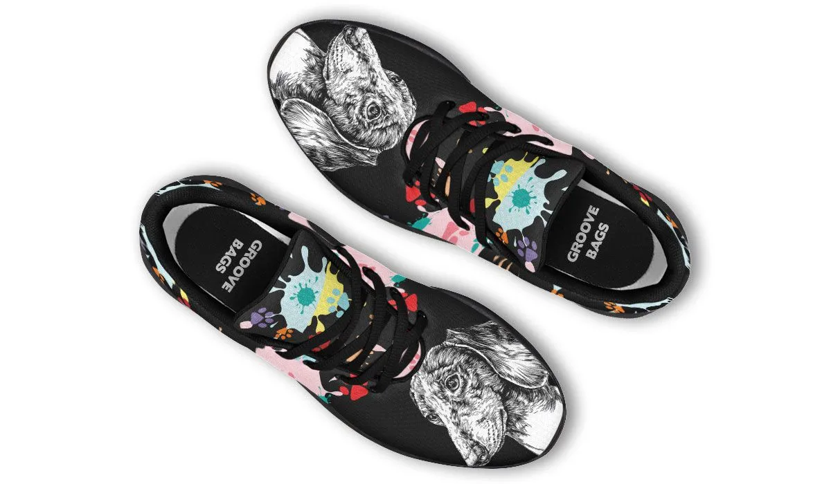 Artsy Dachshund Sneakers