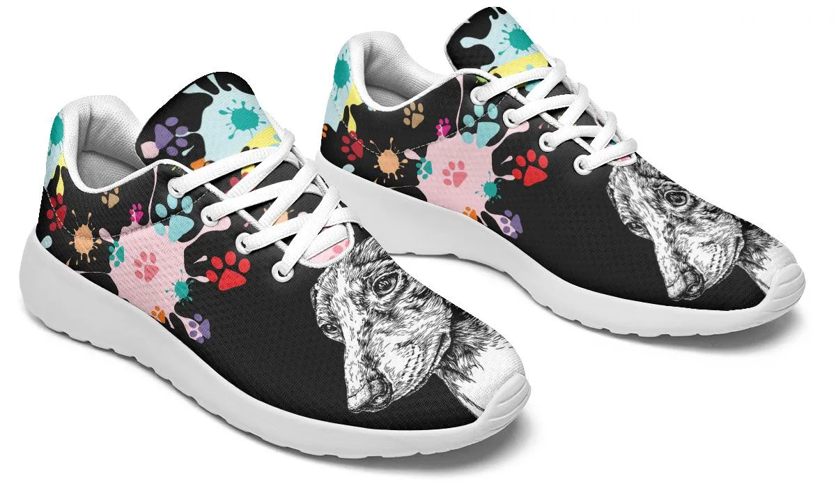 Artsy Dachshund Sneakers