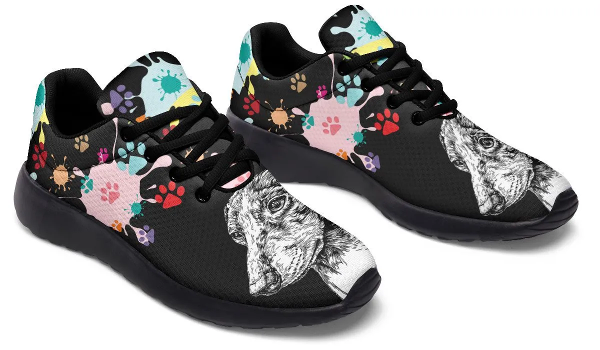 Artsy Dachshund Sneakers