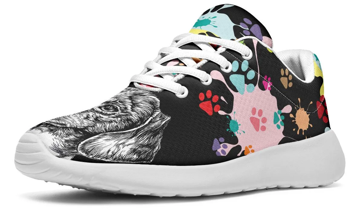 Artsy Dachshund Sneakers