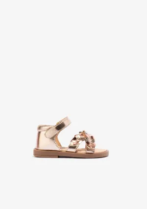 Baby's Metallized Sandals Napa