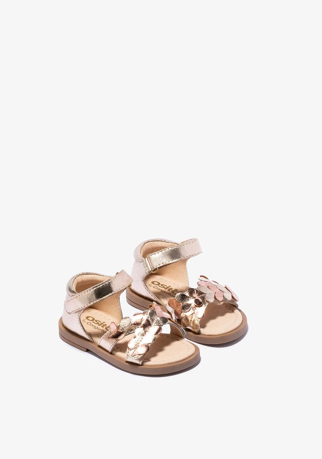 Baby's Metallized Sandals Napa