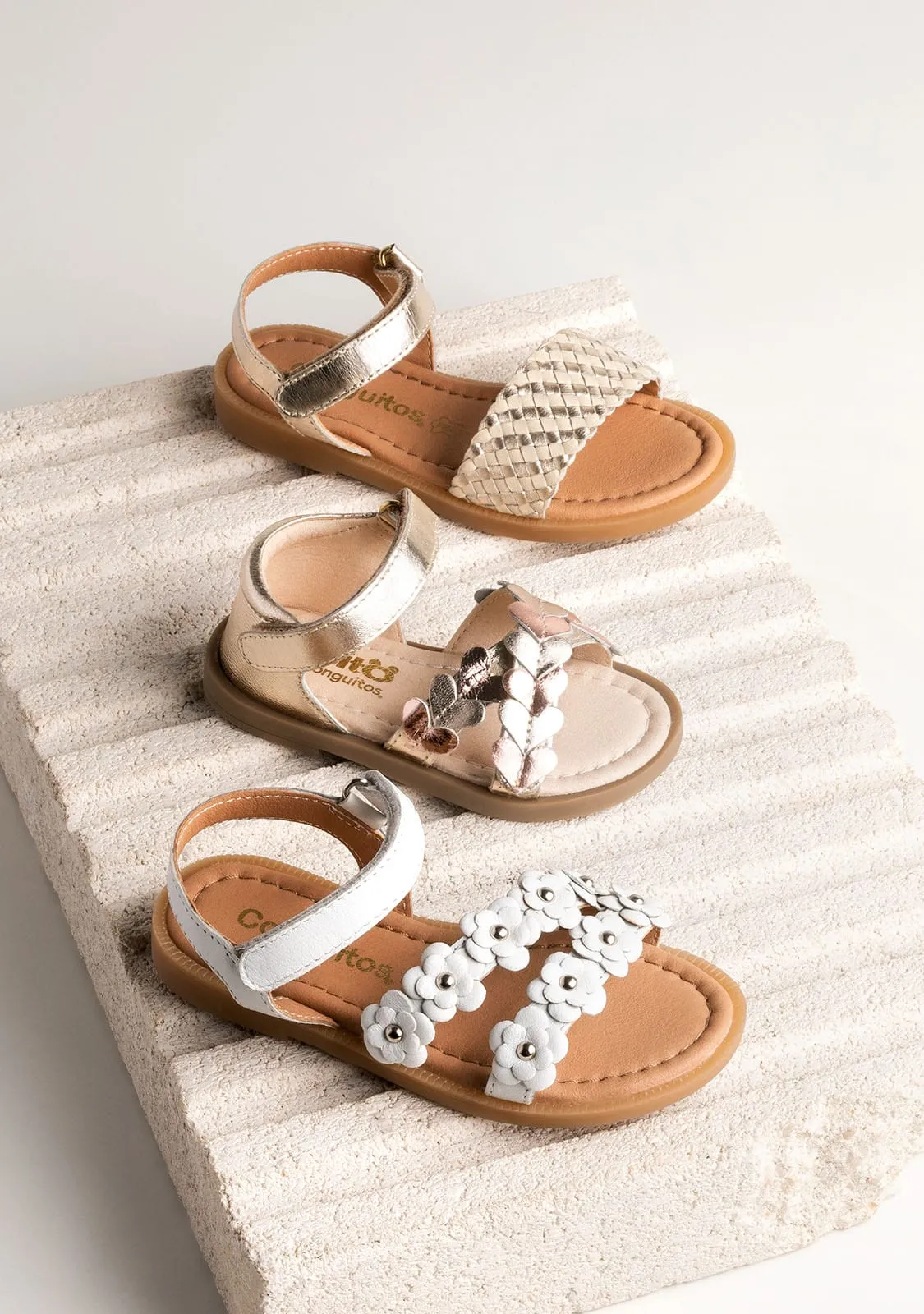 Baby's Metallized Sandals Napa