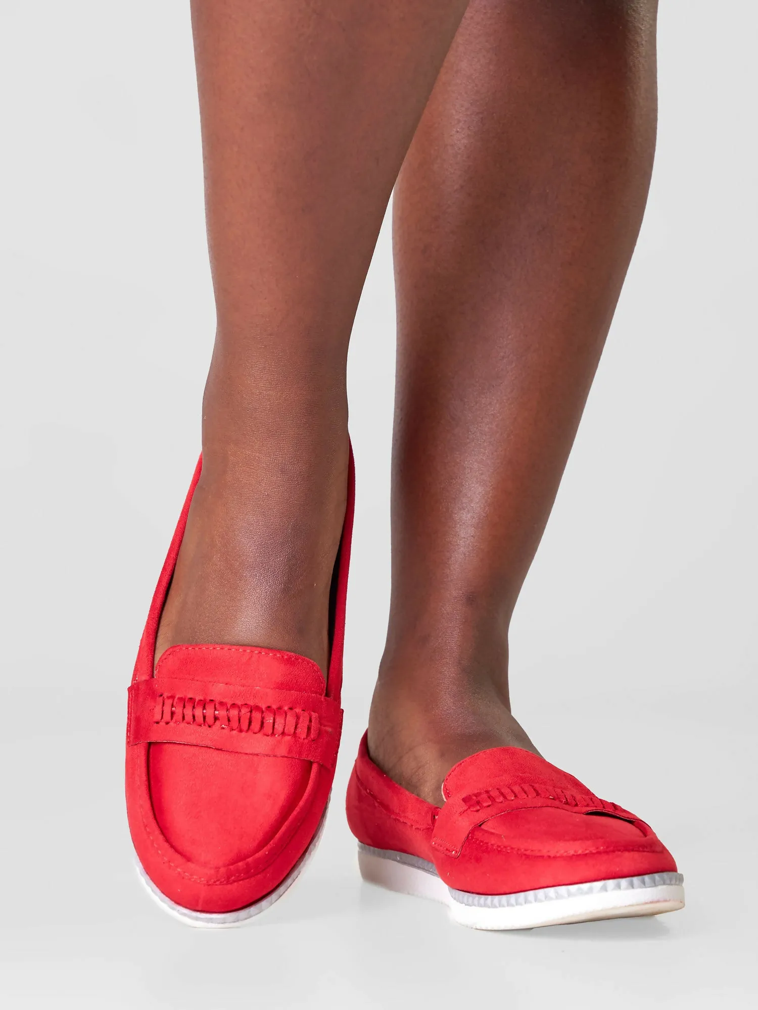 Be Unique Timeless Chain Loafer - Red