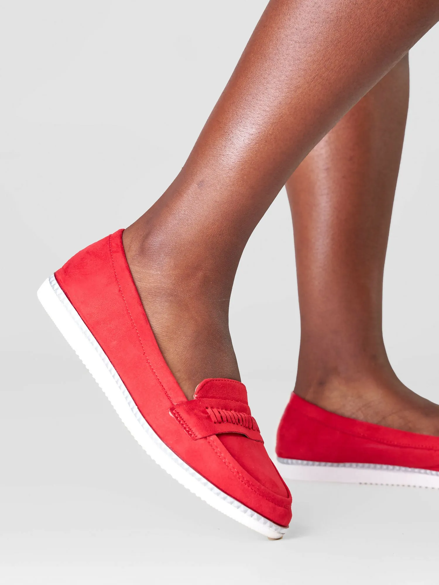 Be Unique Timeless Chain Loafer - Red