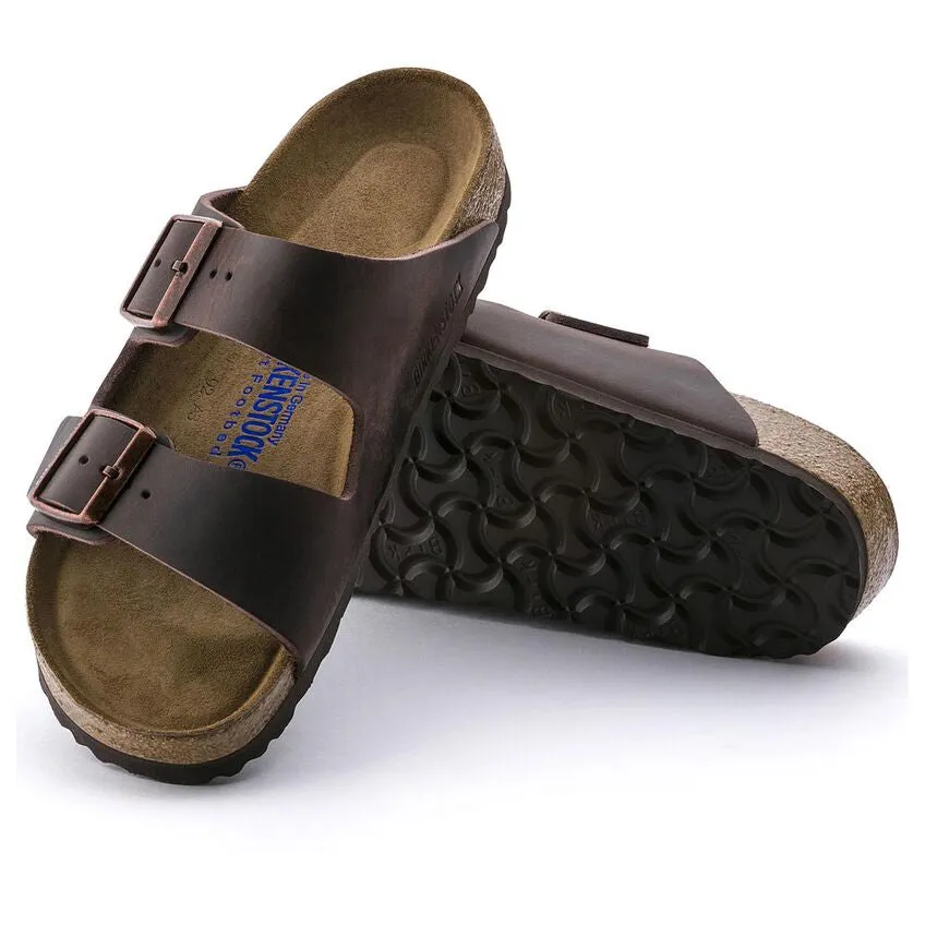 Birkenstock Women's Arizona Soft Footbed Oiled Leather Sandals