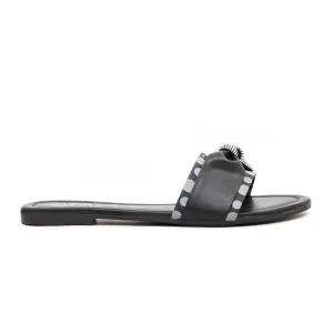 Black Casual Slipper CL1579