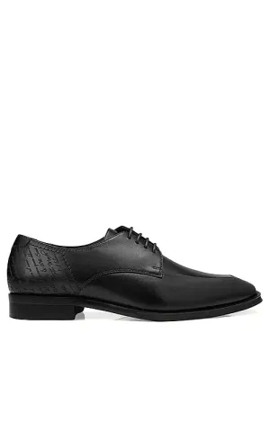 Black Signato Leather Lace Ups