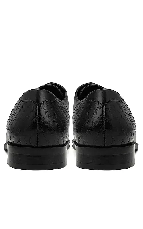 Black Signato Leather Lace Ups