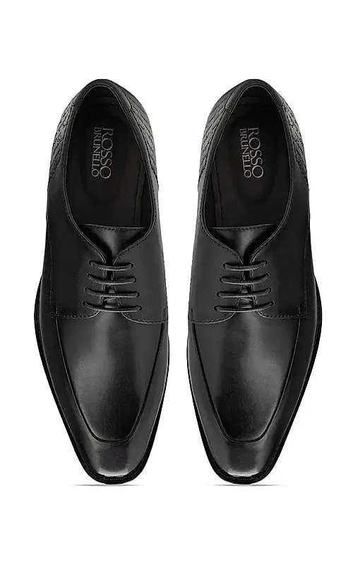 Black Signato Leather Lace Ups