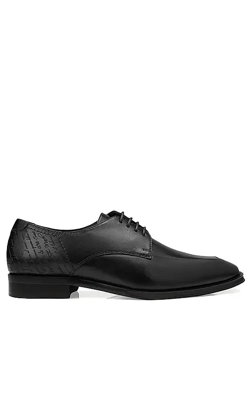 Black Signato Leather Lace Ups