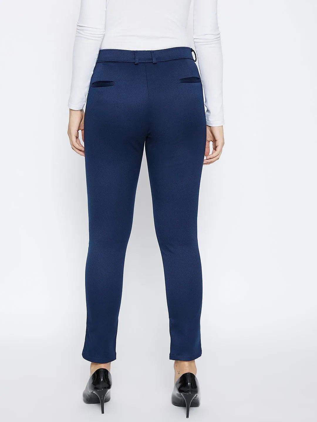 Blue Slim Trousers
