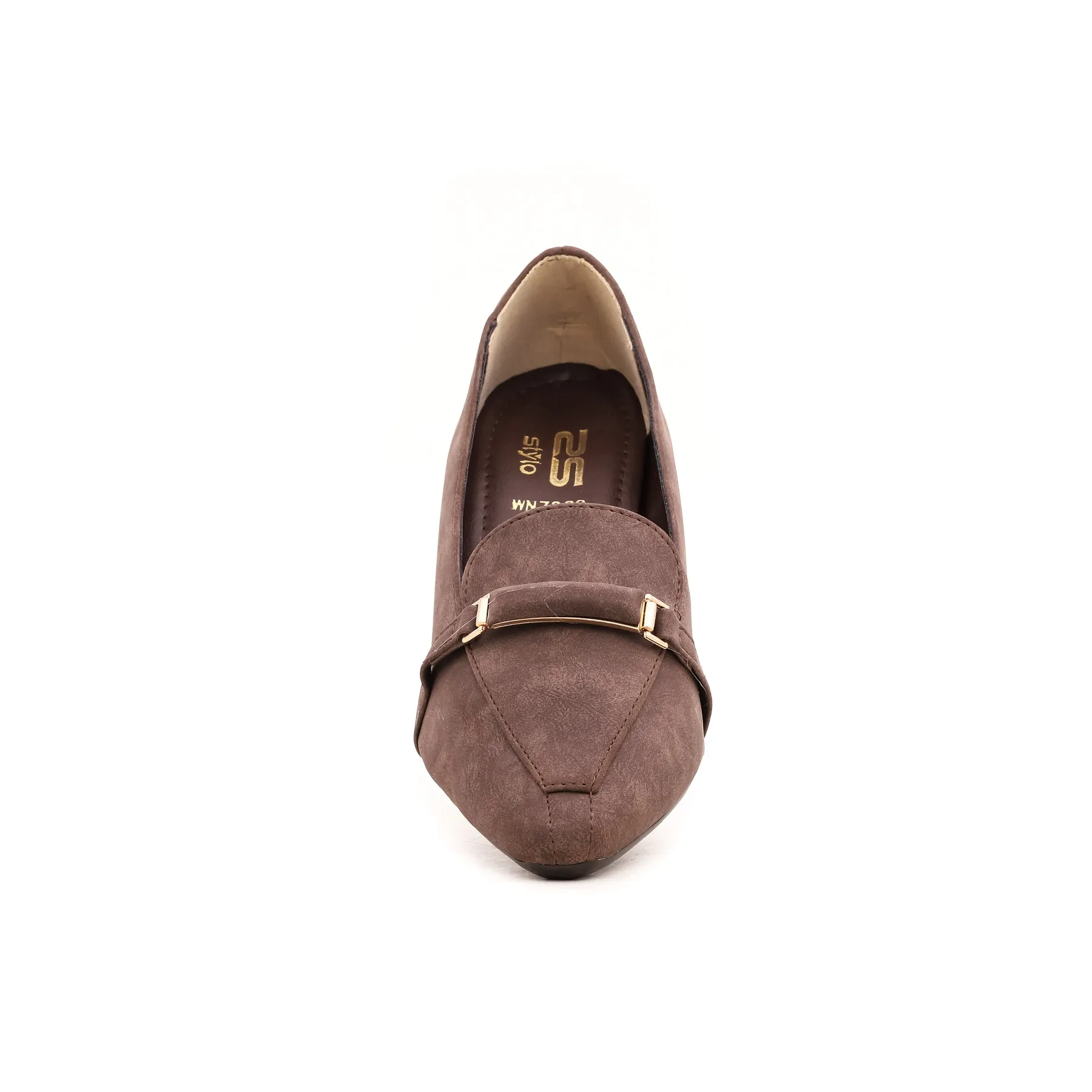 Brown Court Shoes for Women WN7308