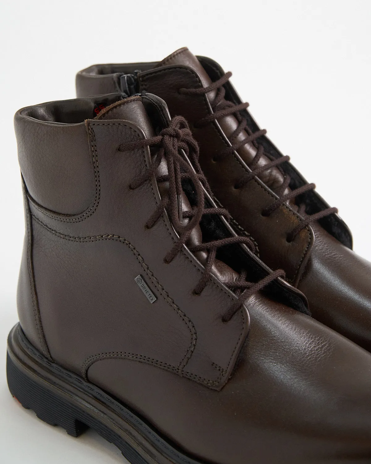 Brown 'Vine' Sherpa Lined Winter Boots