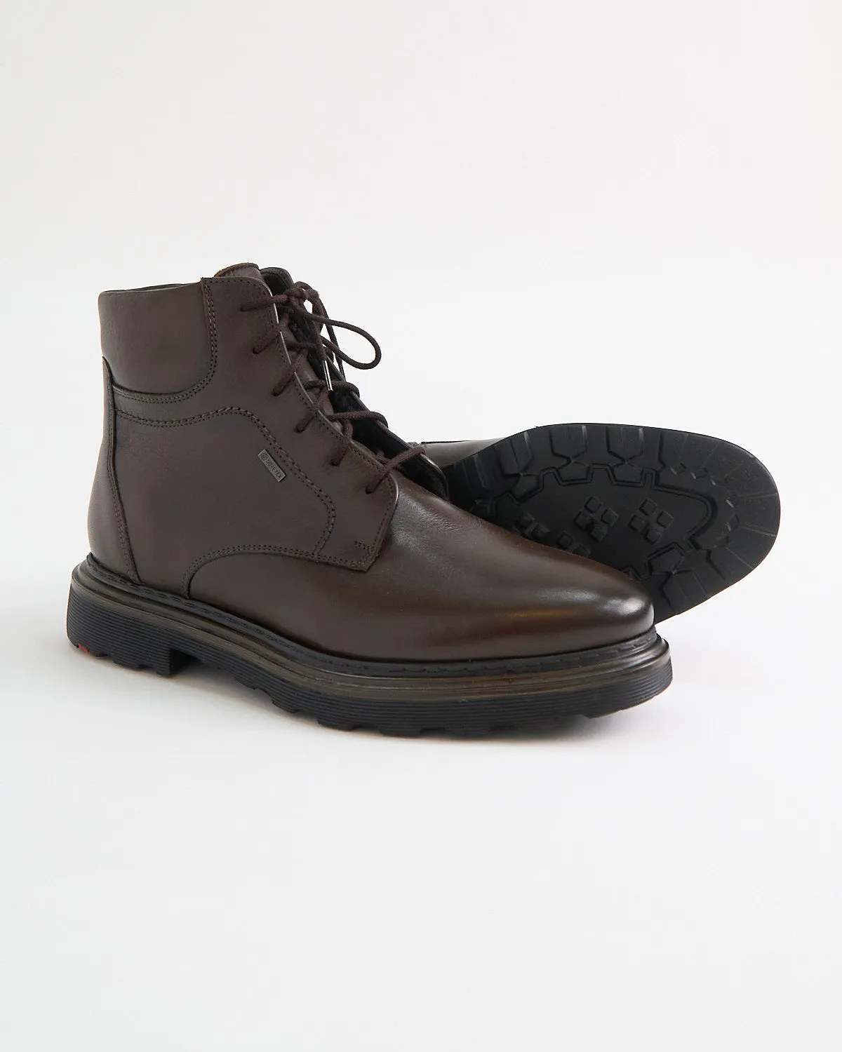 Brown 'Vine' Sherpa Lined Winter Boots