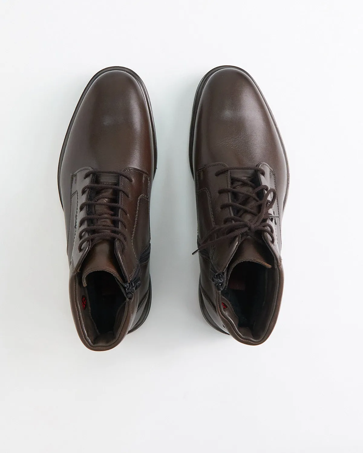 Brown 'Vine' Sherpa Lined Winter Boots