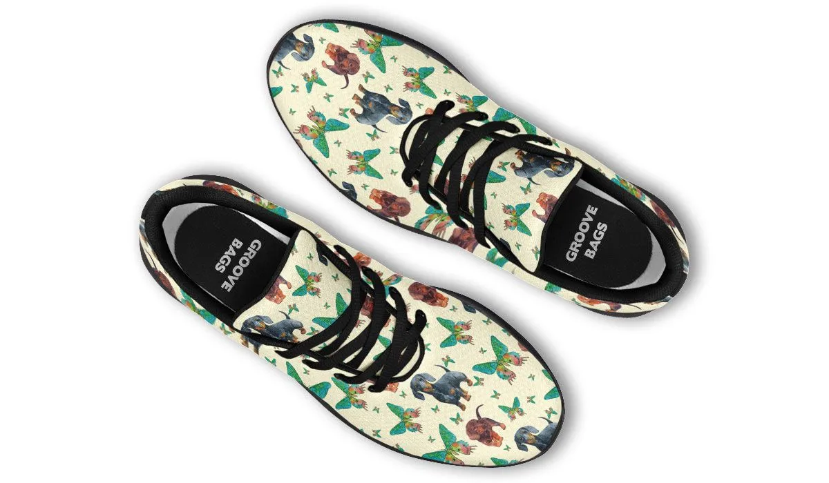 Butterfly Dachshund Sneakers