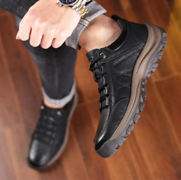 CARR | HAND-STITCHED LEATHER CASUAL MEN'S SHOES
