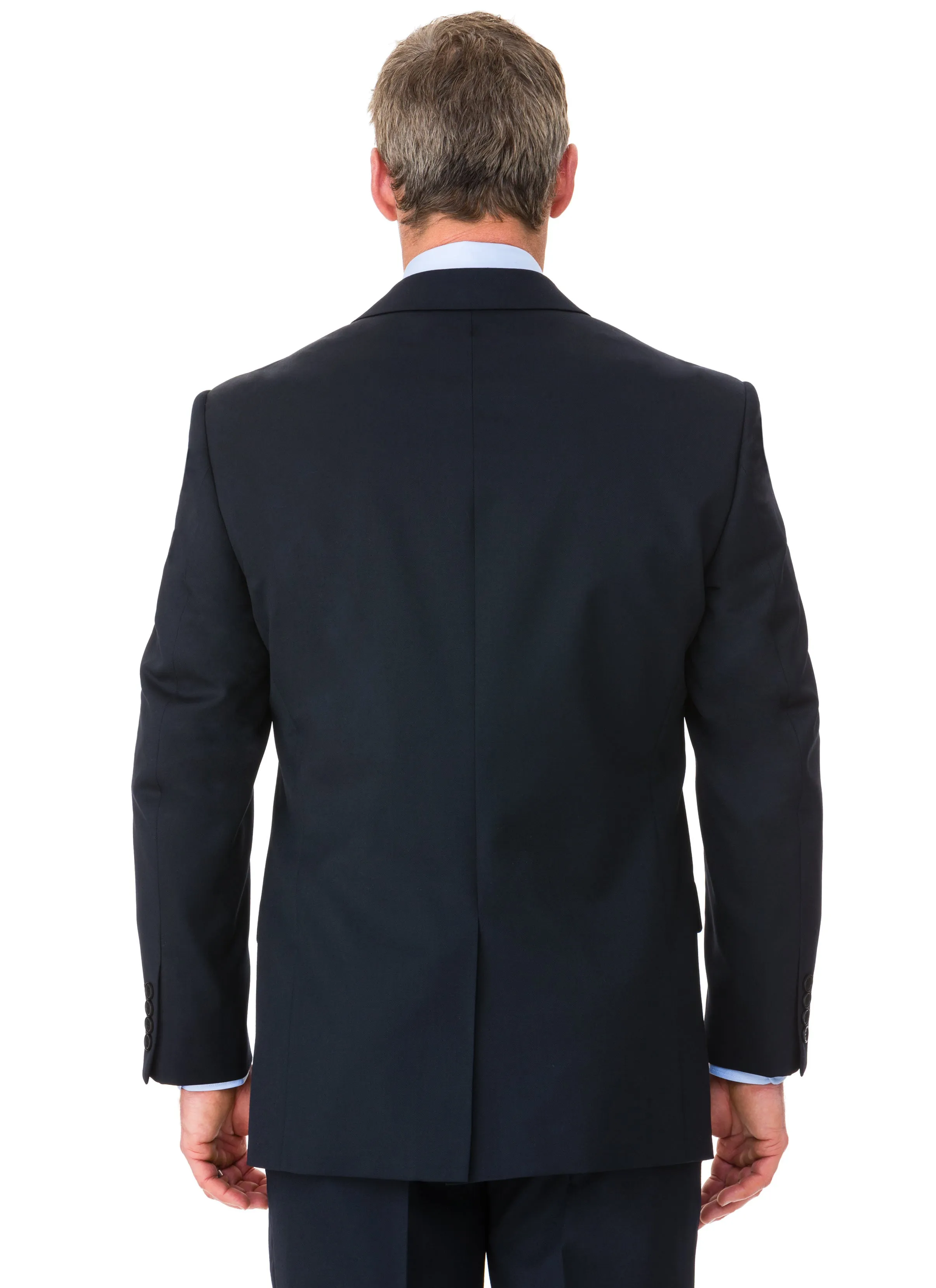 CHARLTON WOOL RICH CLASSIC FIT JACKET - NAVY
