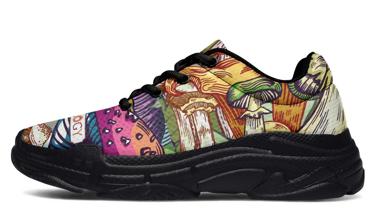 Colorful Mycology Chunky Sneakers