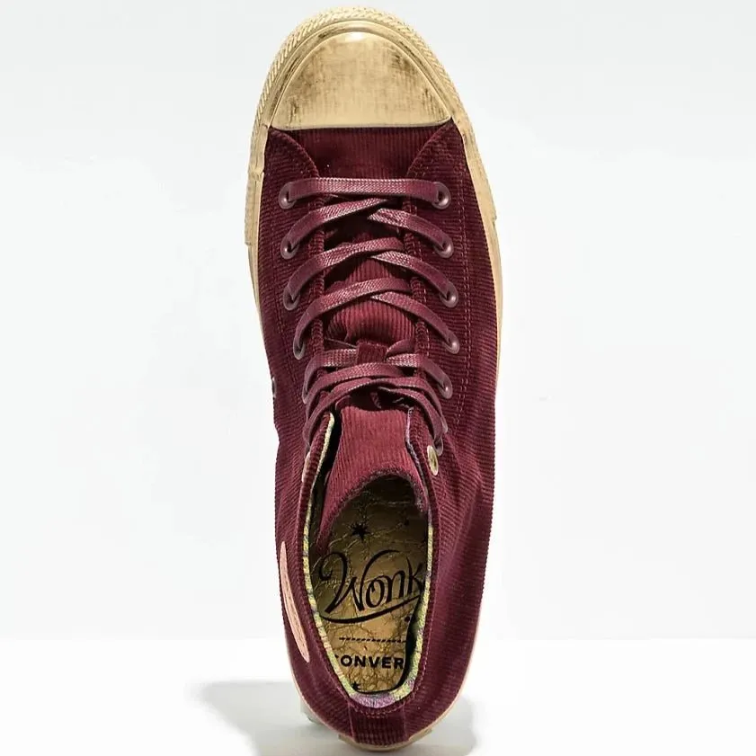 Converse x Wonka Chuck Taylor All Star Bordeaux Corduroy Shoes