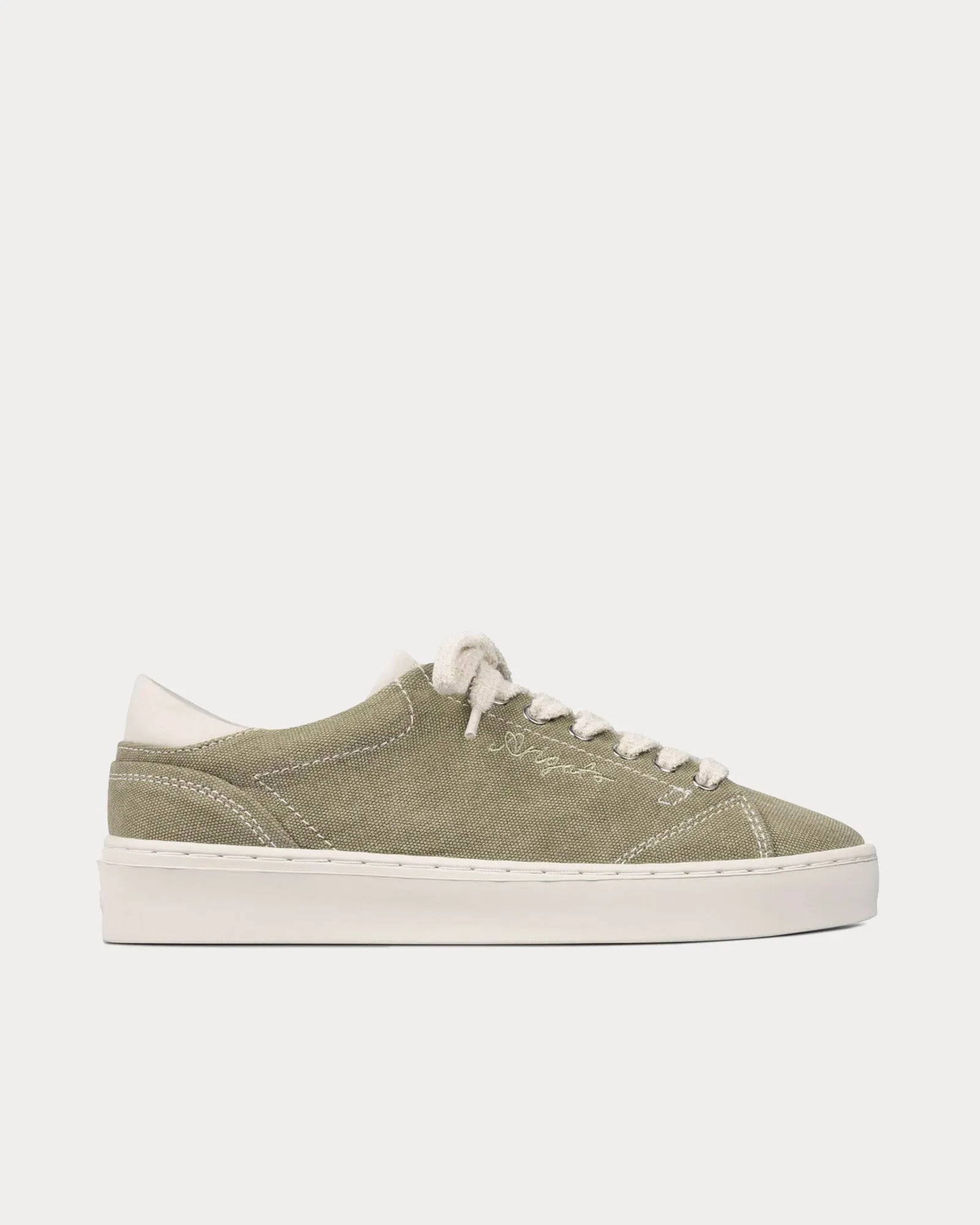 Court Lite Khaki / Off White Low Top Sneakers