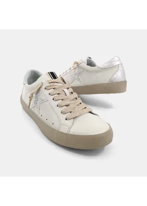 crystal laceup sneaker