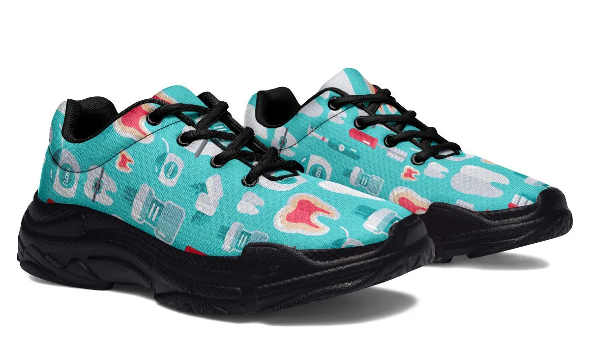 Dentist Pattern Chunky Sneakers