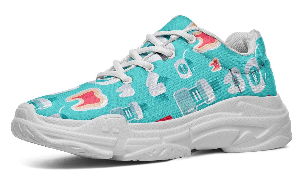 Dentist Pattern Chunky Sneakers