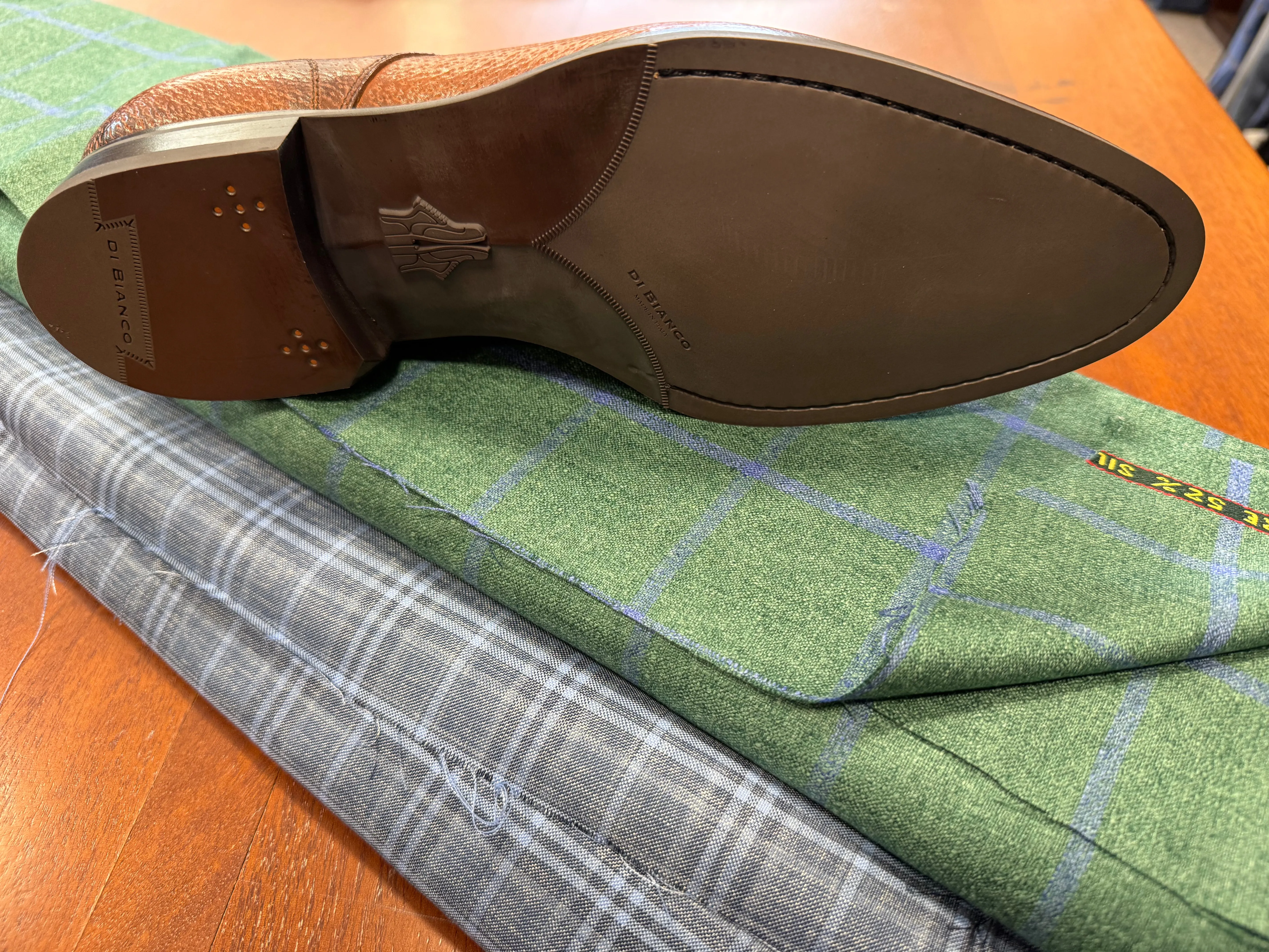 DiBianco Mariotto Peccari Burnt Carmel Calfskin Oxford