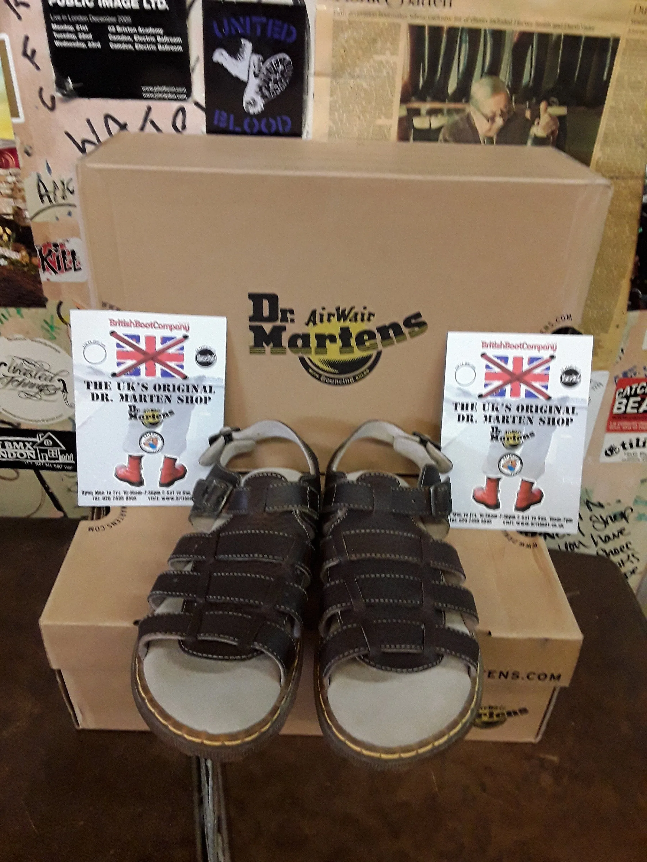 Dr Martens Arama Brown Strappy Leather Size 3