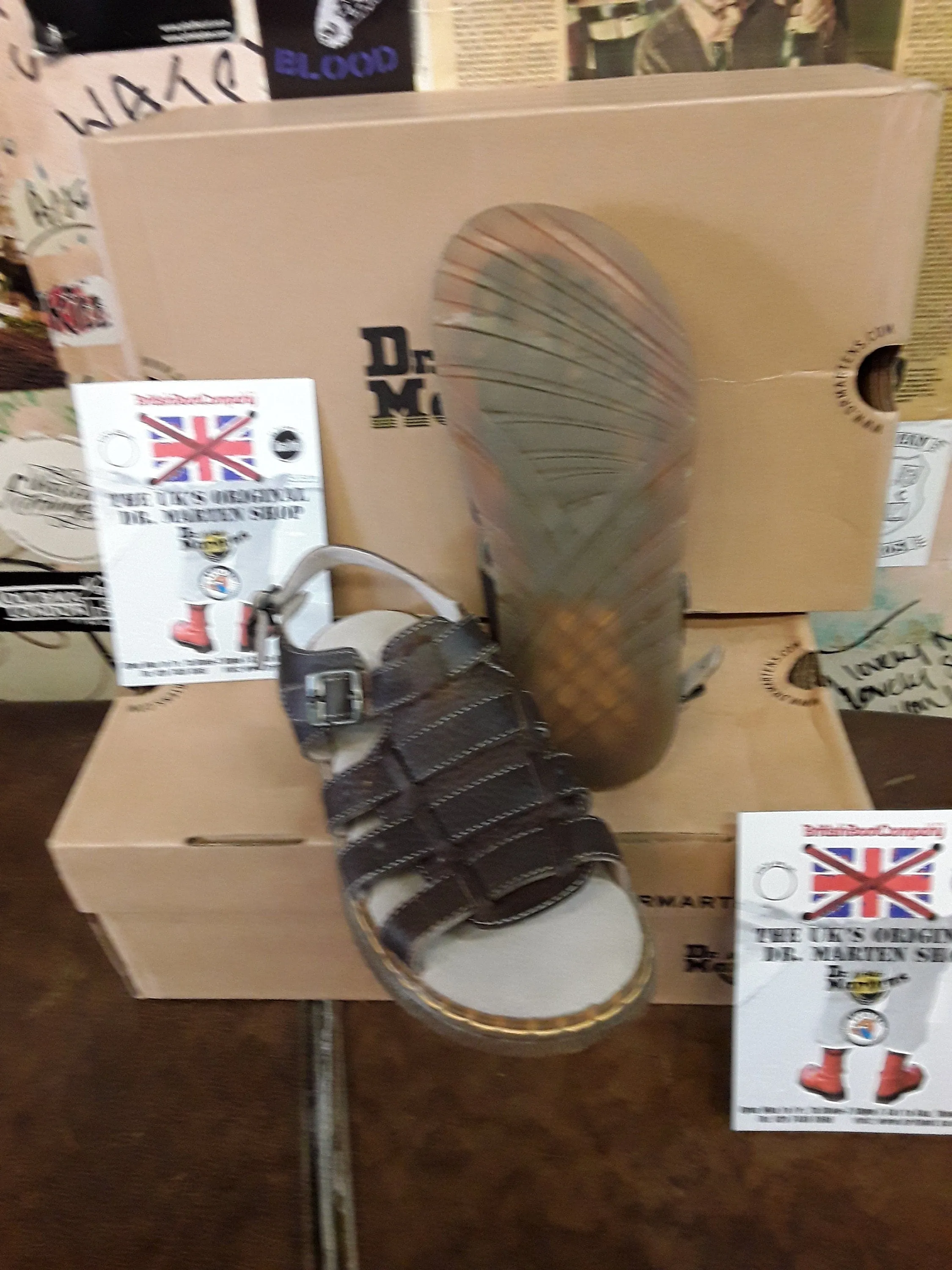 Dr Martens Arama Brown Strappy Leather Size 3