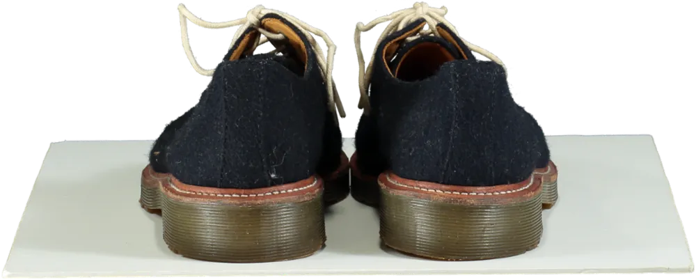 Dr Martens Navy Blue Suede Leather Lester Shoes UK 9