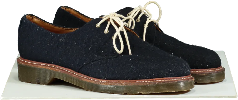 Dr Martens Navy Blue Suede Leather Lester Shoes UK 9