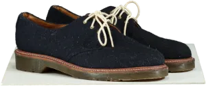 Dr Martens Navy Blue Suede Leather Lester Shoes UK 9
