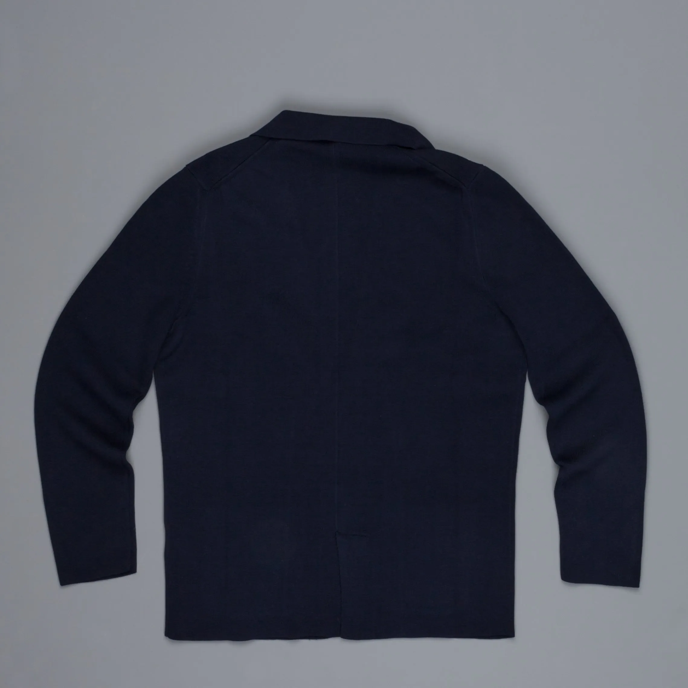 Drumohr Cotton Cardigan Blue Notte