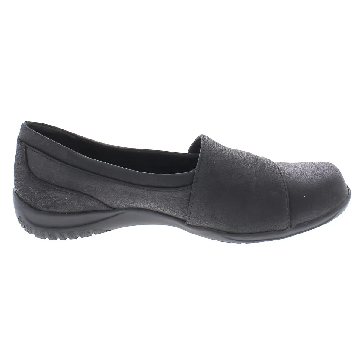 Easy Street Womens Cinnamon Faux Leather Square Toe Loafers