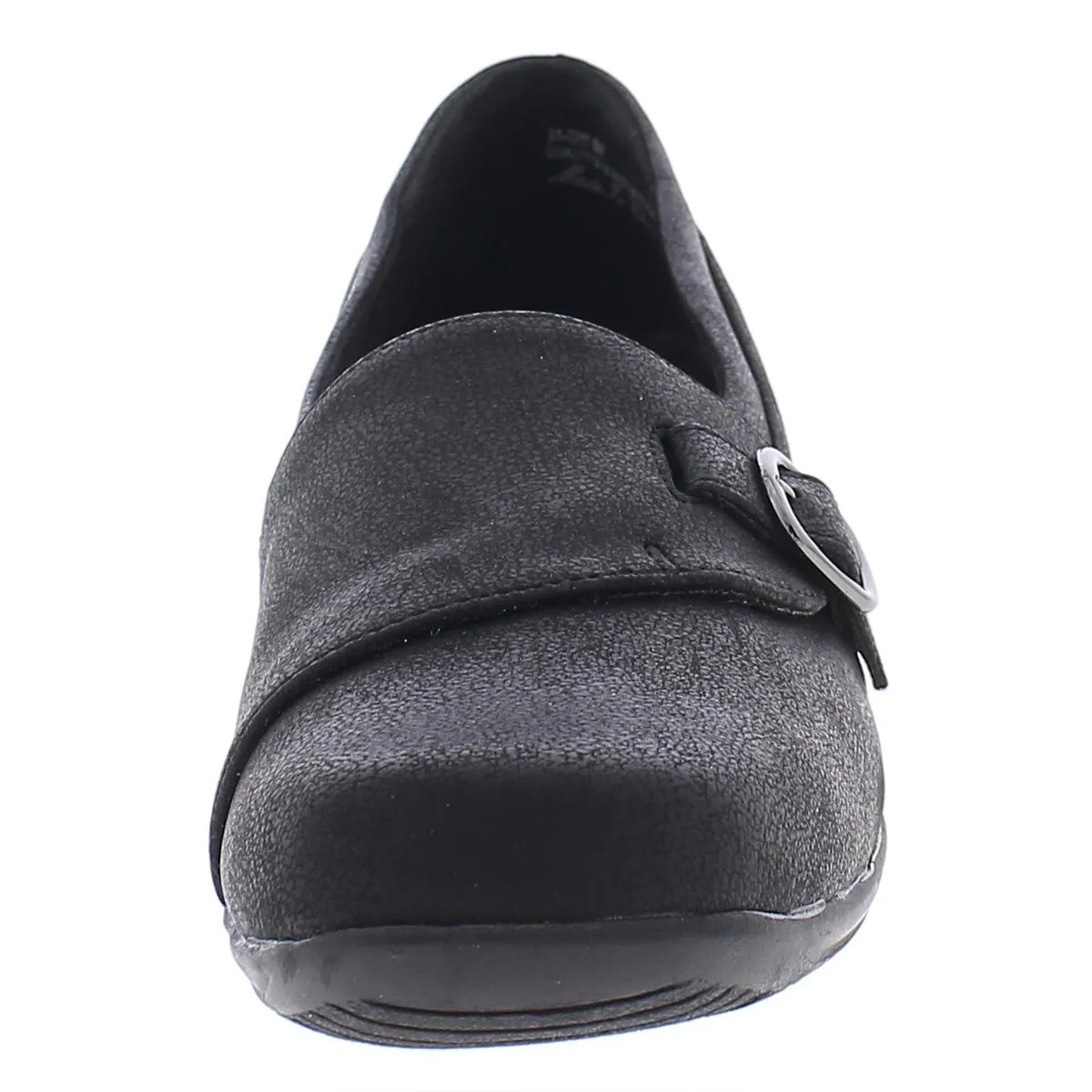 Easy Street Womens Cinnamon Faux Leather Square Toe Loafers