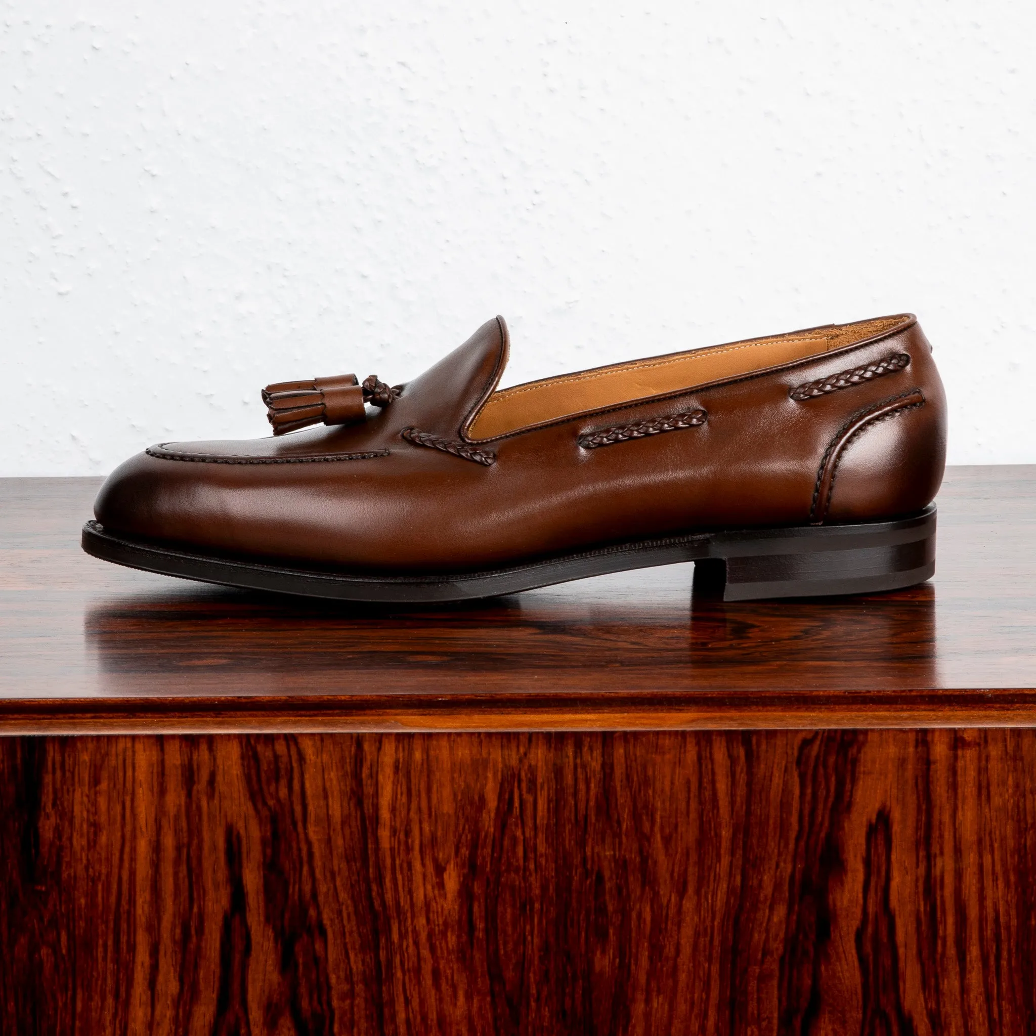 Edward Green Belgravia in Dark Oak Antique on R1 Sole
