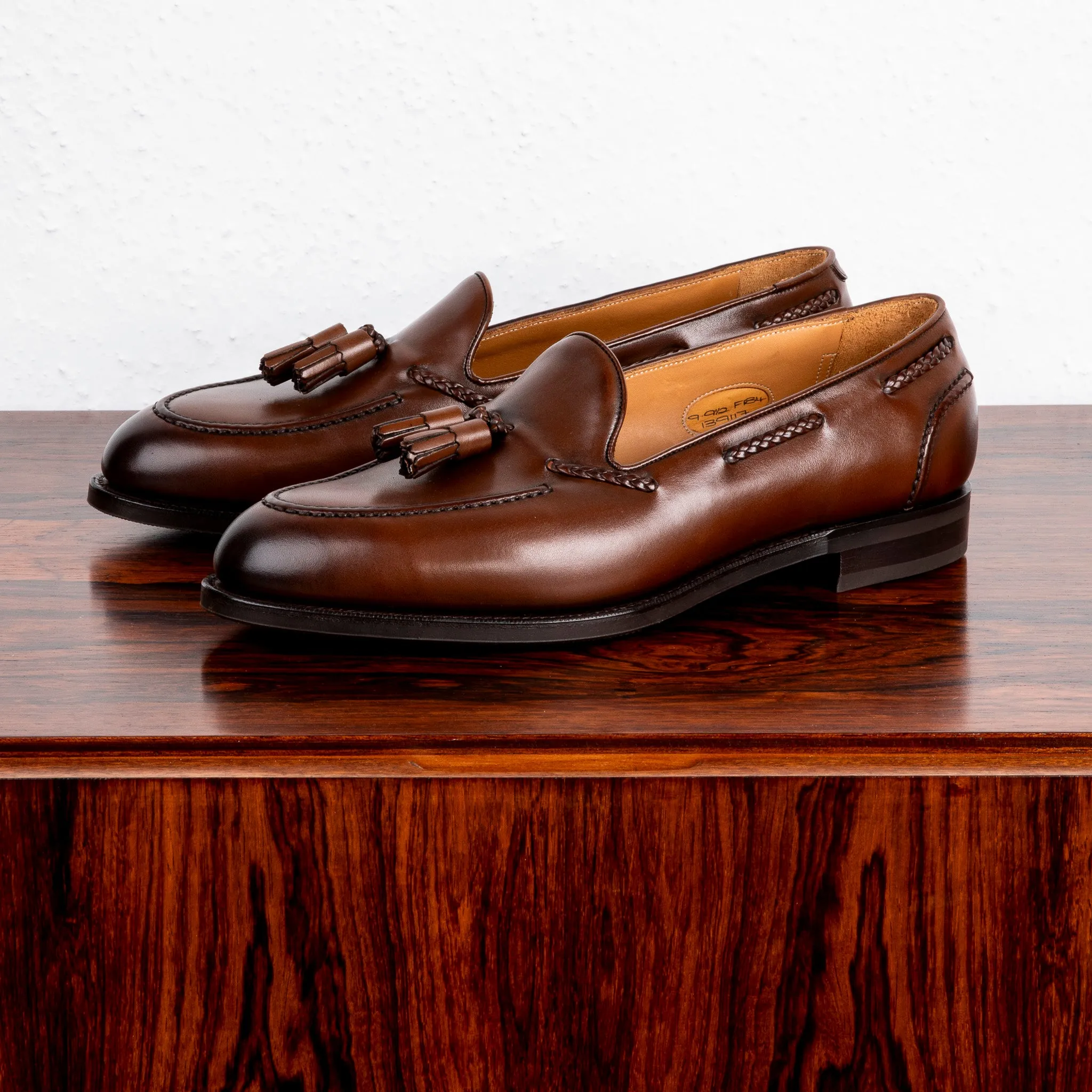 Edward Green Belgravia in Dark Oak Antique on R1 Sole