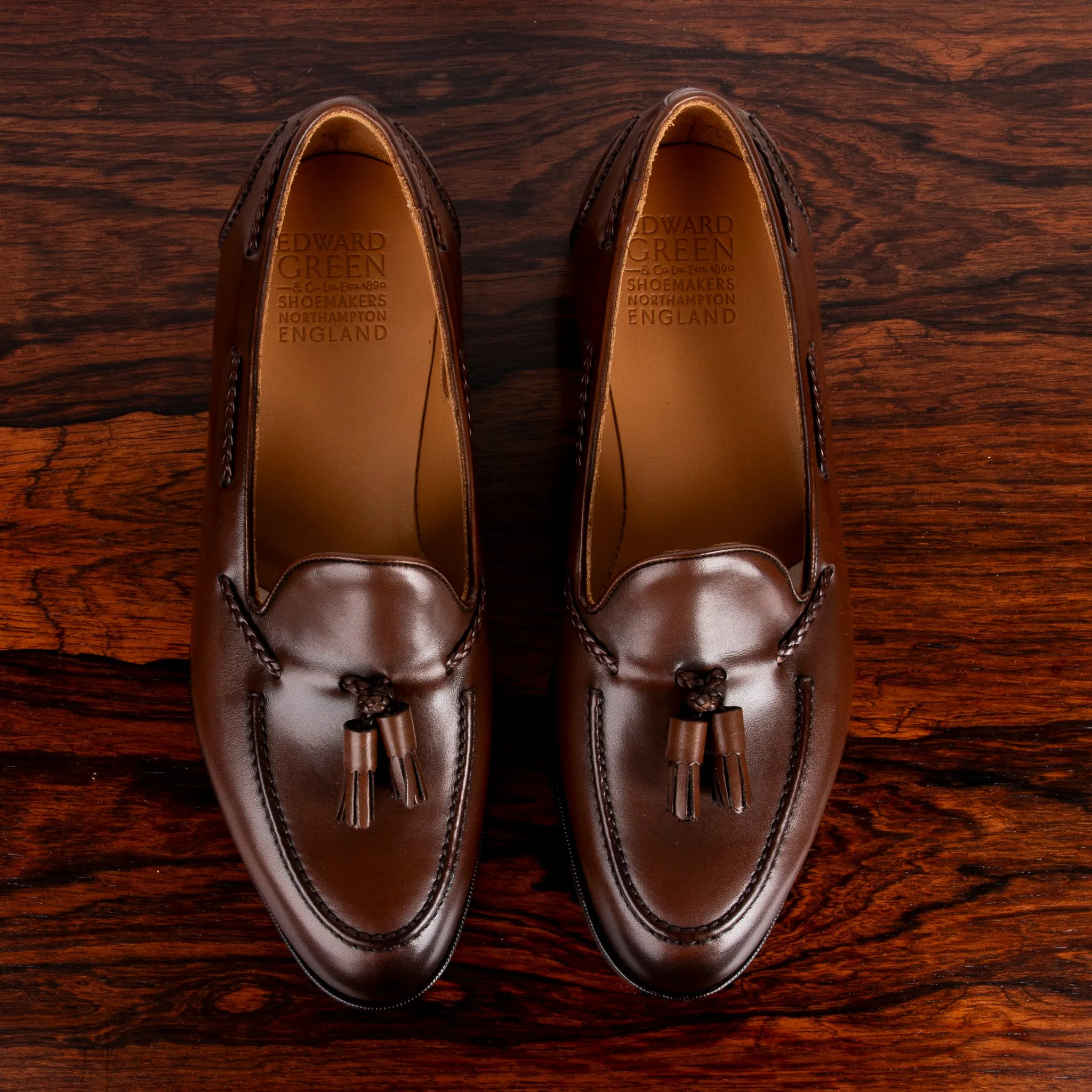 Edward Green Belgravia in Dark Oak Antique on R1 Sole