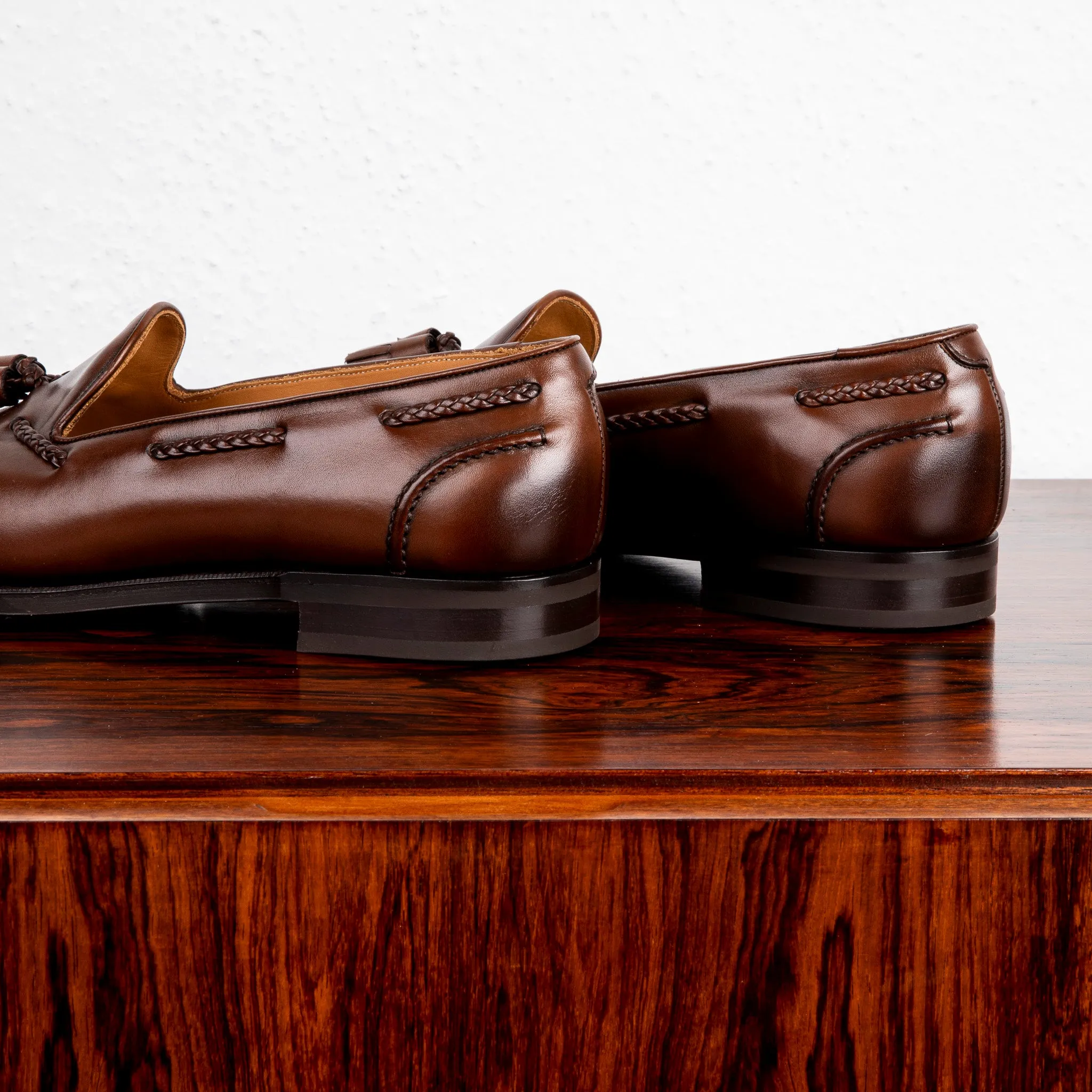 Edward Green Belgravia in Dark Oak Antique on R1 Sole